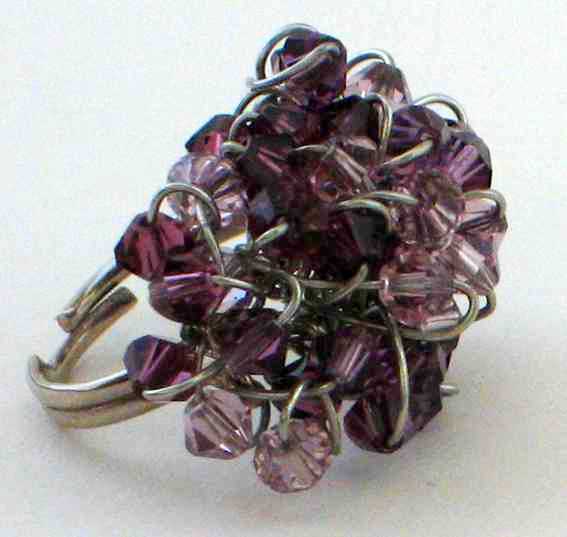 Crystal Weave Ring